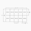 Horse Stall Mats 12x20 Ft Kit Diagram