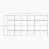 Horse Stall Mats 12x24 Ft Kit Diagram