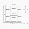 Horse Stall Mats 14x14 Ft Kit Diagram