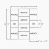 Horse Stall Mats 14x16 Ft Kit Diagram