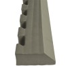 Top end view of Border Ramp Pair for Indoor Playground Foam Tiles 1.5 inch x 1 Meter