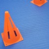 Indoor Foam playground mats 1-5/8 Inch Indoor Playground blue with orange cones