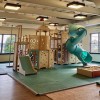 indoor playground flooring with ramped border edge