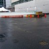 Geneva Rubber Tile 8 mm 10% Color installed outdoors