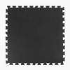 Geneva Rubber Floor Tiles 3/8 Inch Black.