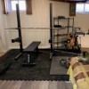 bedroom gym interlocking rubber floor tiles