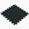 Rubber Tile 2x2 Ft x 3/8 Interlocking Sport 10% Blue diamond.
