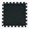 Rubber Tile Interlocking Sport West 10% Blue 3/8 Inch x 2x2 Ft. full tile