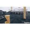 Nexus Commercial Carpet Tile .42 Inch x 50x50 cm per Tile sapphire break room install