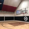 Wall Pad 2x8 Ft WB LipTB home basketball court