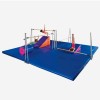 Practice Gymnastics Competition Landing Mats Blue 6 x 12 ft x 12 cm Non-Fold