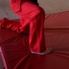 Feet on Red Martial Arts Crash Mat