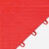 Indoor Court Tile Solid Surface 1/2 Inch x 1x1 Ft. red tile showing interlocks