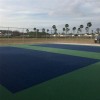 Pickleball Court Kit without Lines 30x60 Ft. two courts installed no lines