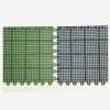 Pickleball Court Kit with Lines 30x60 Ft. two tiles side by side navy blue and sport green