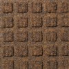 Dark Brown Aqua Block Carpet Entrance Mat 34.5x58 Inches texture close up