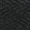 Chevron Carpet Indoor Entrance Mat 4x6 Ft. Charcoal texture close up
