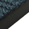 Chevron Carpet Indoor Entrance Mat 3x5 Ft. denim edge closeup