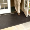 Clean Step Scraper Rubber Entrance Mat 3x5 Ft. in doorway entrance
