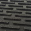 Clean Step Scraper Rubber Entrance Mat 3x5 Ft. texture closeup horizontal 