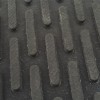 Clean Step Scraper Rubber Entrance Mat 3x5 Ft.  texture closeup vertical