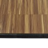 Espresso Oak edge view of the Tap Dance Floor Kit 