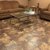 Slate basement intallation of HomeMax Tiles