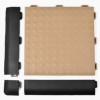 tan staylock bump top tile with corner and border ramps disassembled