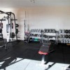 UltraTile Rubber Weight Lifting Floor Mats Black garage gym