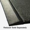UltraTile Premium Rubber Gym Flooring Weights Floor Tile dark gray with reducer