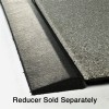 UltraTile Premium Rubber Gym Flooring Weights Floor Tile Colors steel with reducer