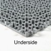 Bottom view of the plastic Gray Patio Outdoor Tile