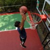 Outdoor basketball Court Tile XT3  jump shot