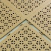 close up of 4 Staylock perforated outdoor tiles interlocking