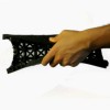 Perforated Deck Tiles Black flexible tile.