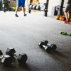 Dumbbells PaviGym Extreme Gym Rubber Floor Tiles 7 mm x 90x90 cm Super Black