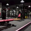 Super Black Weight Bench PaviGym Extreme Gym Rubber Floor Tiles 7 mm x 90x90 cm