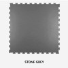 Full tile of stone gray PaviGym Endurance Fitness Gym Flooring Tile 7 mm x 39.37x39.37 Inches