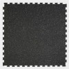 Full Tile PaviGym Extreme Gym Rubber Floor Tiles 7 mm x 39.37x39.37 Inches in super black