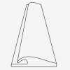 Sketch of Rolled Edging for Leather and HomeStyle Stone Floor Tile side view