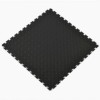 Coin Top Home Floor Tile Black or Dark Gray 8 tiles angled.