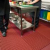 vinyl floor runner in a commercial kitchen prevents slips thumbnail