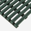 Heronrib Wet Area Safety Matting Roll 2 x 33 ft Roll corner of green colored mat