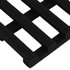 Heronwalk Wet Area Matting Roll 4x40 Ft. corner view in Black