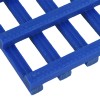 Ocean Blue Heronwalk Wet Area Matting Roll 4x40 Ft. Bottom view