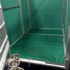 HVD Kennel Matting Roll 13.5 mm x 4x33 Ft. Green mats on walls and floor of Kennel