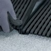 Connecting two mats with the Snap Track Joining Strip