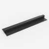 Dark grey Snap Track Joining Strip 9/16 Inch x 98 Inches
