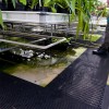 Vynagrip Heavy Duty Industrial Matting Black 2 x 33 ft Roll Greenhouse Walkway