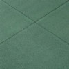 set of 4 green playground tiles installed